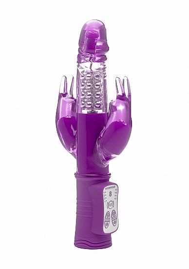 Laci Double Rabbit Rotating Triple Motors Purple Vibrator Sex Toy Product