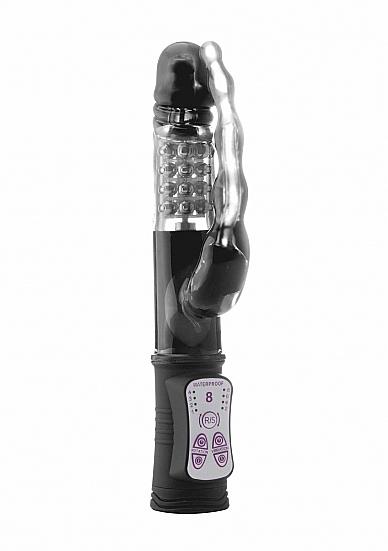 Daja Vibro Bead Rotating Dual Motor Black Double Penetrator Sex Toy Product