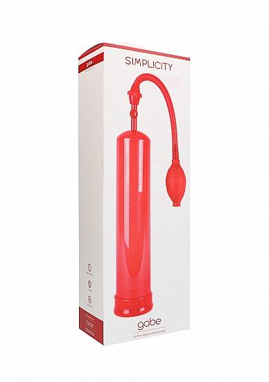 Gabe Extra Large Penis Pump Red Sex Toy Product