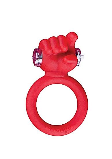 I Want You Vibrating Cock Ring Red Sex Toy Product