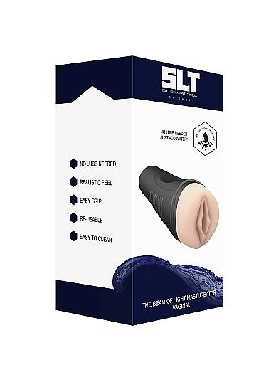 Self Lubrication Easy Grip Masturbator XL Vaginal Beige Sex Toy Product