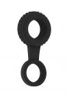 Sono No 47 Cock Ring With Ball Strap Black Sex Toy Product
