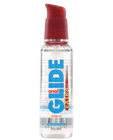 Anal glide extra desensitizer 2 oz pump bottle Sex Toy Product