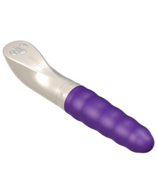 Cascade Wave Lubricating Vibe Purple Sex Toy Product