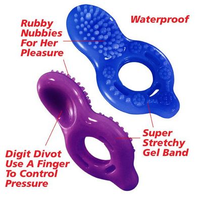 The O-Joy - Non-Vibrating Stimulation Ring - Assorted Colors Sex Toy Product