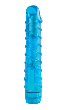 Juicy jewels aqua crystal vibrator - blue Sex Toy Product