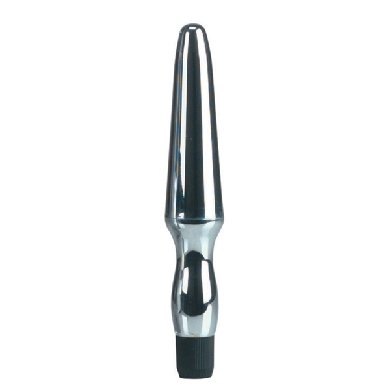 Vibrating Waterproof Anal Probe Silver Sex Toy Product