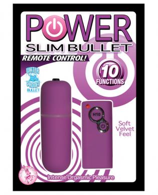 Power slim bullet remote control – purple