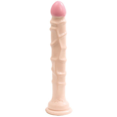 Raging Hard Ons Slim Line 8 Inches Dildo Beige Sex Toy Product