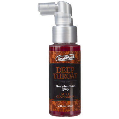 Goodhead Deep Throat Spray Cinnamon 2oz Sex Toy Product