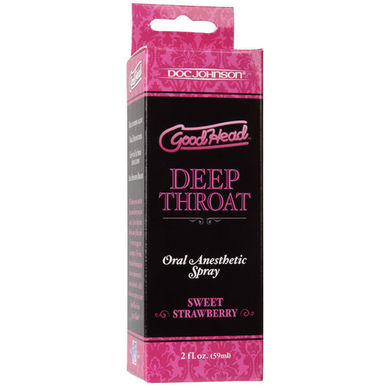 Goodhead Deep Throat Spray Sweet Strawberry 2oz Sex Toy Product