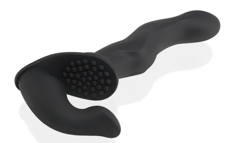  7 Inch Silicone Penetrix Dual-Ended Dildo - Black Sex Toy Product