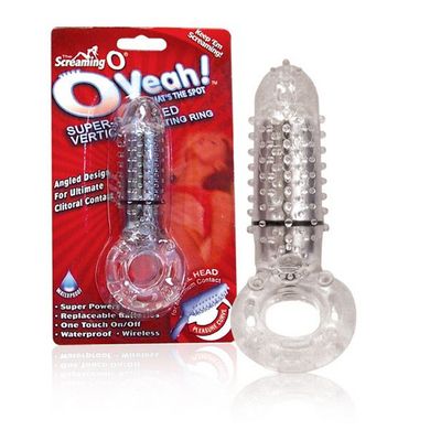 O Yeah Super-Powered Vertical Vibrating Ring-Assorted Colors	 Sex Toy Product