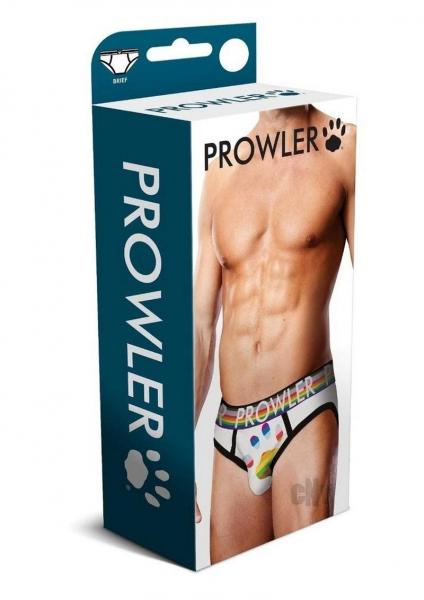 Prowler White Oversized Paw Brief