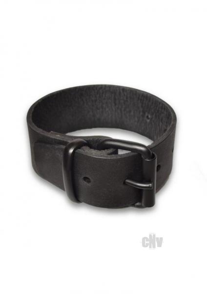 Prowler Red Leather Buckle Bicep Band