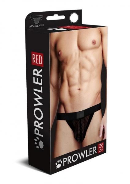 Prowler Red Fishnet Assless Jock Blk