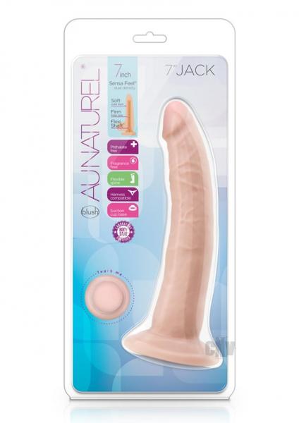 Au Naturel 7 inches Jack Beige Dildo Sex Toy Product