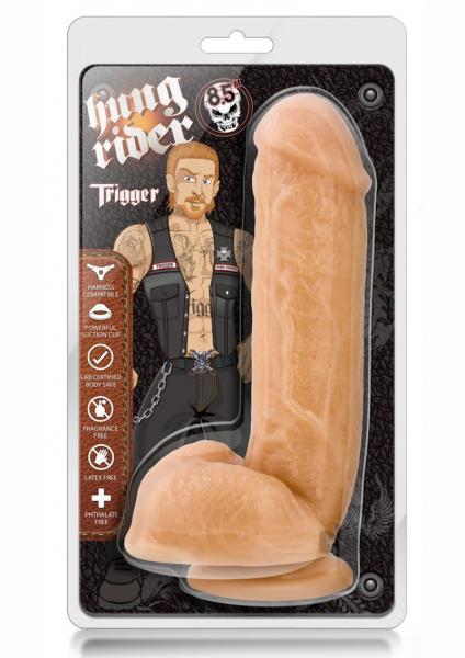 Hung Rider Trigger Beige Sex Toy Product