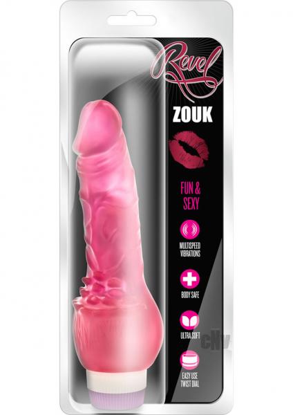 Revel Zouk Pink Realistic Vibrating Dildo Sex Toy Product