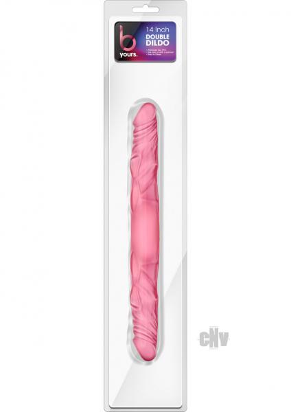 B Yours 14 inches Double Dildo Pink Sex Toy Product
