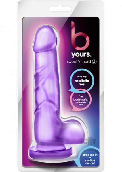 Sweet N Hard 4 Dong Suction Cup & Balls Purple Sex Toy Product