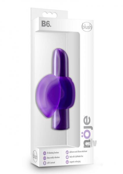 Noje B6 Iris Purple Finger Vibrator Sex Toy Product