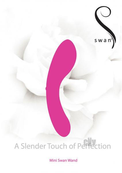 Mini Swan Wand 4.75 inches Pink Vibrator Sex Toy Product