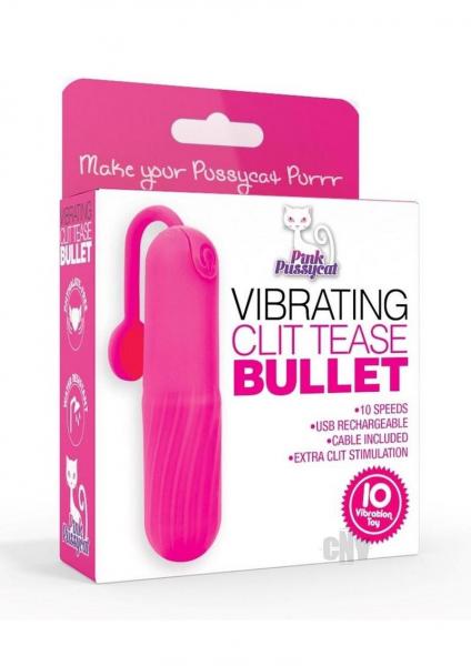 Pink Pussycat Clit Tease Bullet