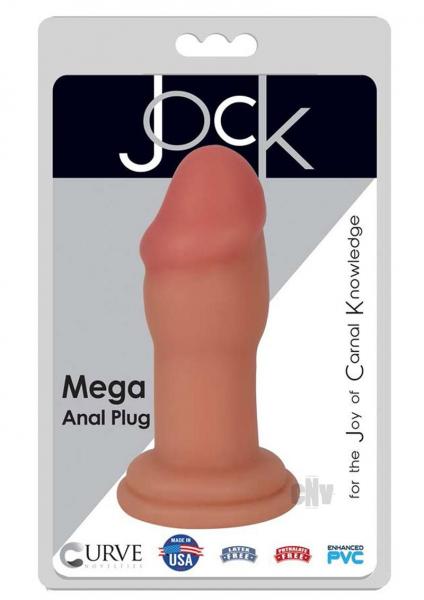 Jock Mega Penis Head Anal Plug Vanilla Sex Toy Product