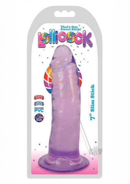 Lollicock Slim Stick 7in Grape Ice