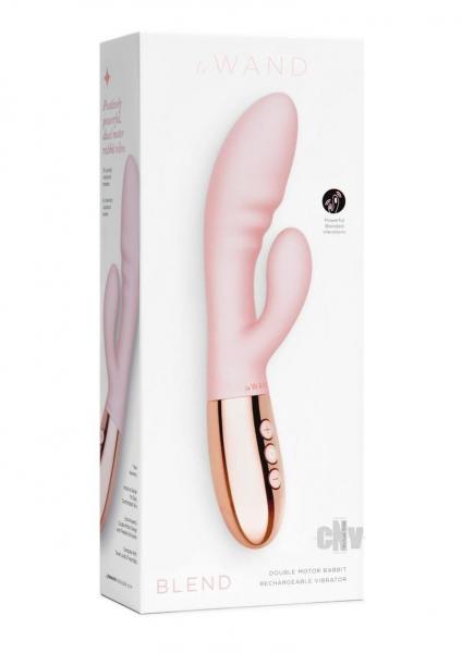 Le Wand Blend Double-motor Rabbit Rechargeable Vibrator Rose Gold