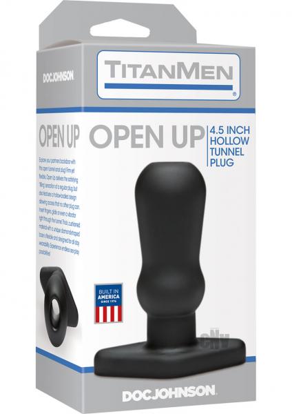 Titanmen Open Up Black Butt Plug Sex Toy Product