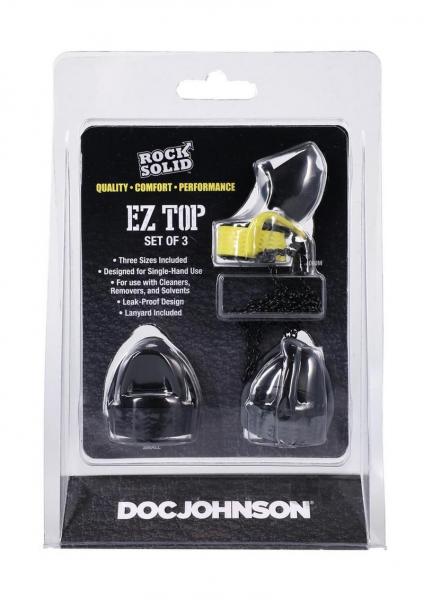 Rock Solid Ez Top 3-piece Set Black/yellow/grey