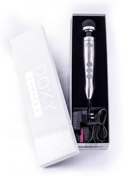 Doxy Number 3 Brushed Metal Massager Sex Toy Product