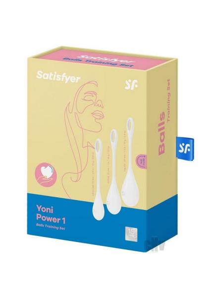 Satisfyer Yoni Power 1 Balls Training Set - White