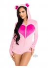 Sweetheart Bear Romper Md Pnk Image 2