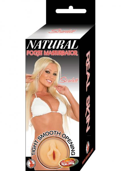 Natural Pocket Masturbator Scarlett Beige Sex Toy Product
