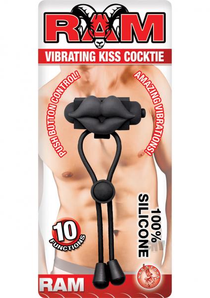 Ram Vibrating Kiss Cocktie Black Sex Toy Product