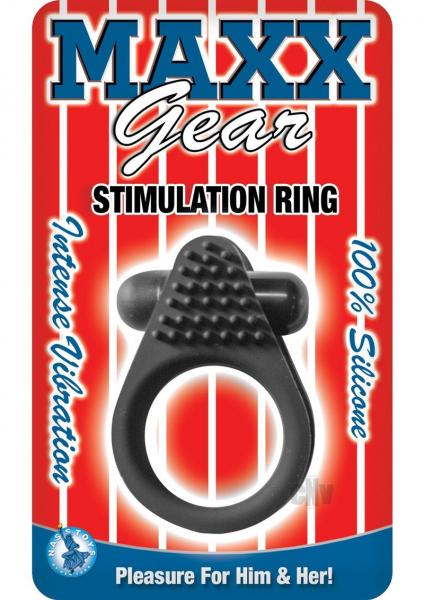Maxx Gear Stimulation Ring Black Sex Toy Product