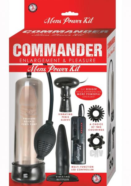 Commander Men's Power Kit Black Sex Toy Product