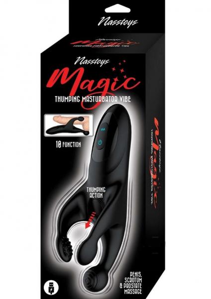 Magic Thumping Masturbator Black