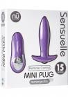 Sensuelle Remote Control Mini Plug Purp Sex Toy Product