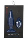Sensuelle Andii Plug W/roller  Navy Blue Image 2