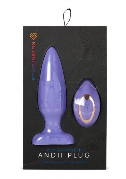 Sensuelle Andii Plug W/roller  Ult Viol Image 1