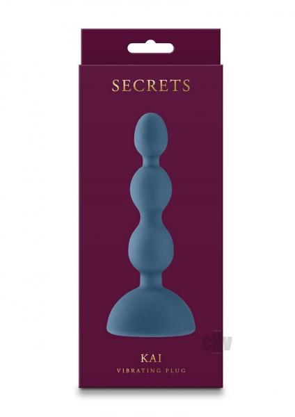 Secrets Kai Vibrating Anal Plug Dark Teal