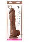 Colours Pleasures Dong 8 Brown Sex Toy Product