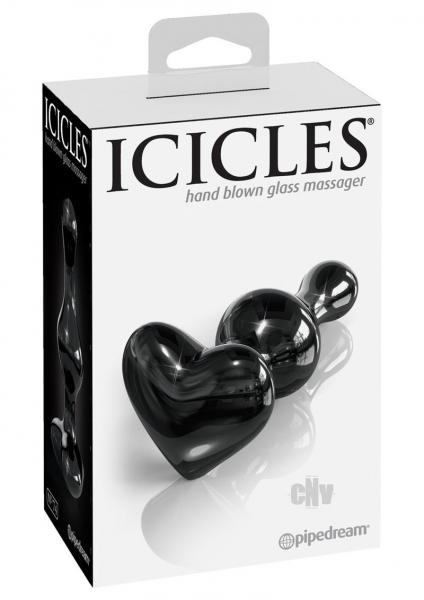 Icicles No 74 Black Glass Massager Sex Toy Product