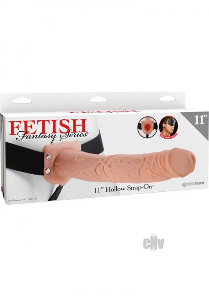 Fetish Fantasy 11 inches Hollow Strap On Beige Sex Toy Product