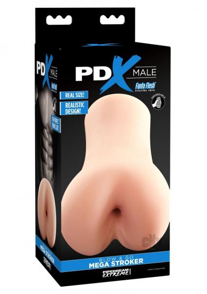 PDX Male Blow & Go Mega Stroker Beige Sex Toy Product