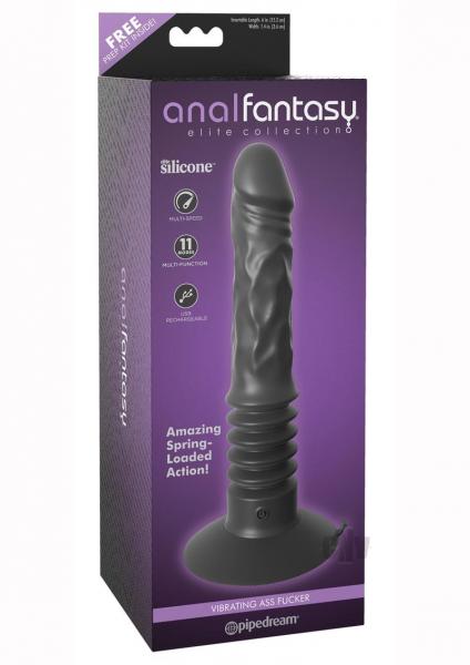Anal Fantasy Elite Vibrating Ass F*cker Black Sex Toy Product